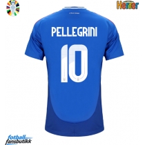 Italia Lorenzo Pellegrini #10 Hjemmedrakt EM 2024 Kortermet